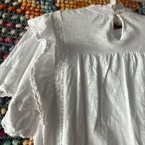 Free People embroidery top.  Like new worn one time. - Picture 7 of 7